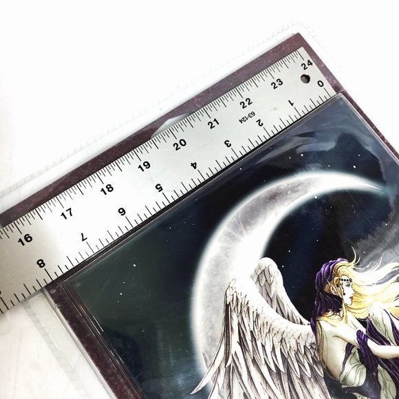 NENE THOMAS  Moondreamer Angel sitting on Moon Ceramic Wall Art VTG NOS - Picture 9 of 14